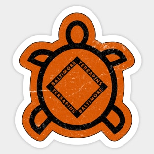 Defunct Baltimore Terrapins Sticker